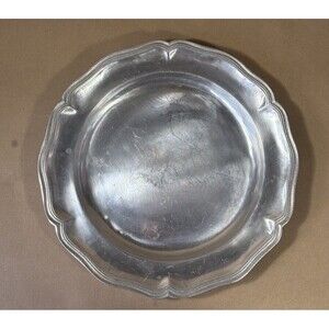 Wilton Armetale Metal Queen Anne 14" Charger Plate - USA